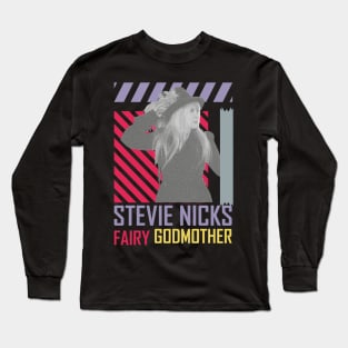 Stevie Nicks Retro Aesthetic Long Sleeve T-Shirt